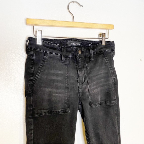 Liverpool | Penny Jeans in Carbon Wash Skinny Fit w/ Ankle Zippers Sz.4 - Picture 5 of 13